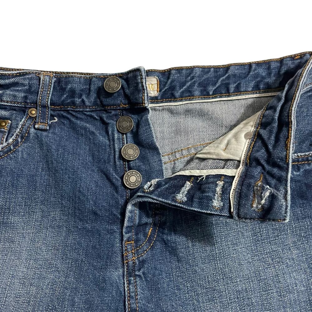 Free People Womens Denim Jean Shorts Size 29 Rock Denim Uptown Short Harbor - Picture 3 of 10
